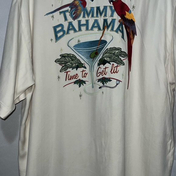 Size xl Tommy Bahama silk shirt - Picture 6 of 7